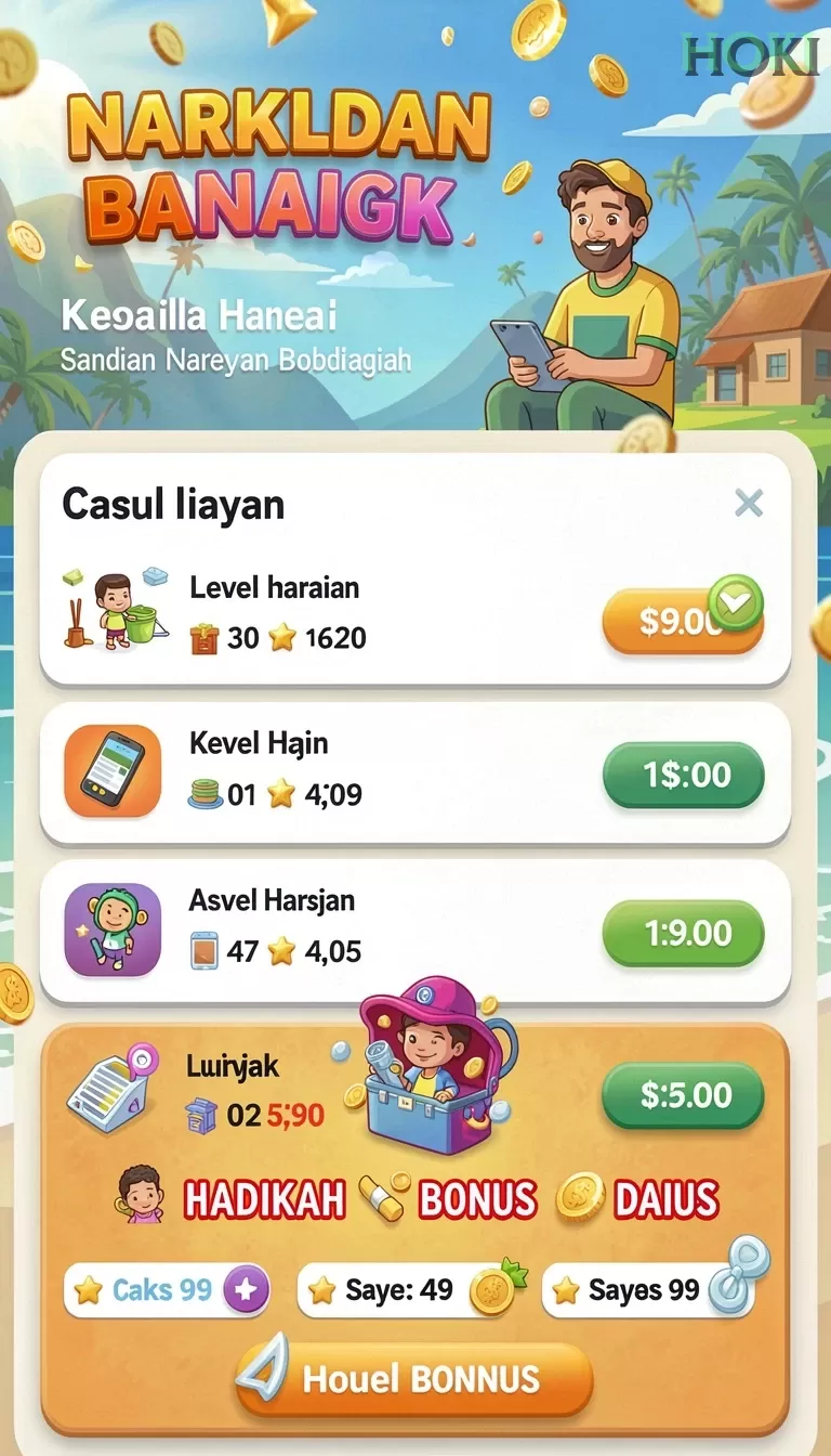 Cuplikan layar WAJAN4D — aktivitas